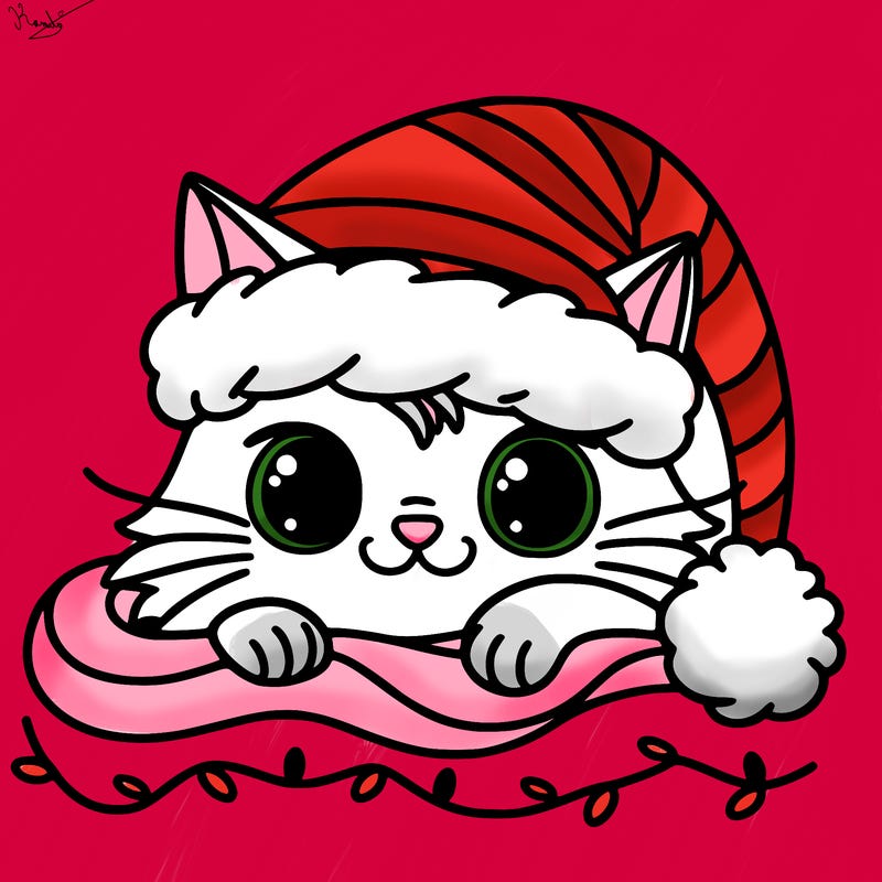cat christmas