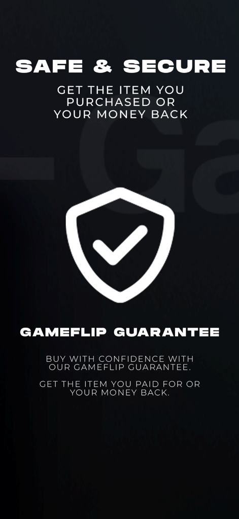Gameflip - Buy & Sell - Marketplace sicuro e protetto di Gameflip con garanzia di rimborso