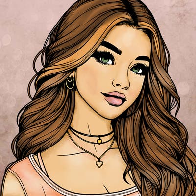 detailed realistic girl