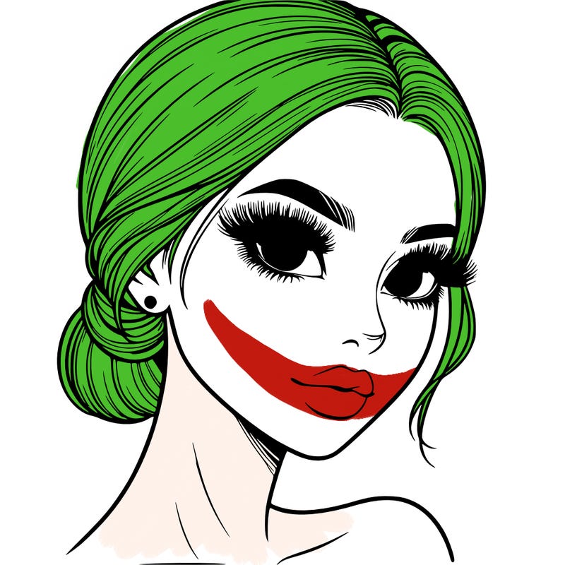 realistic girl with lashes