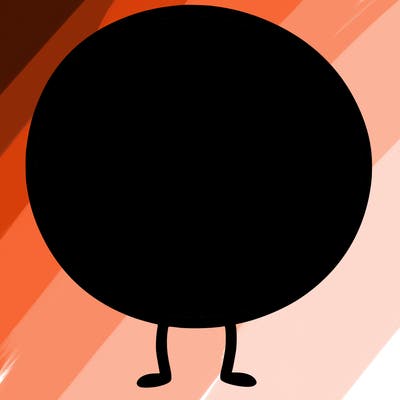 a plain circle with nothing else