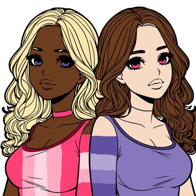 realistic twin sisters