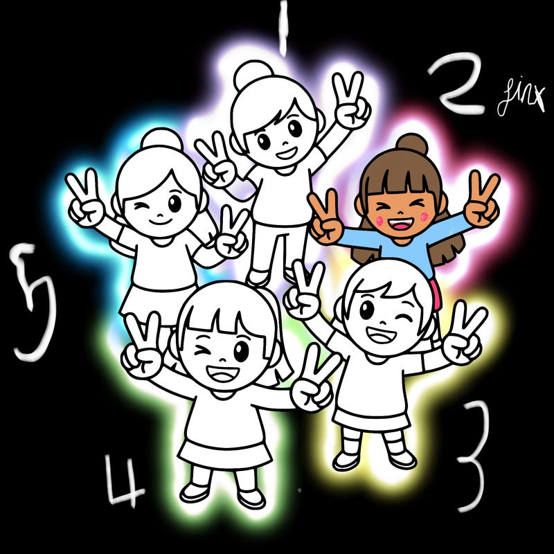make 5 people do the ✌(◕‿-)✌peace ✌(◕‿-)✌