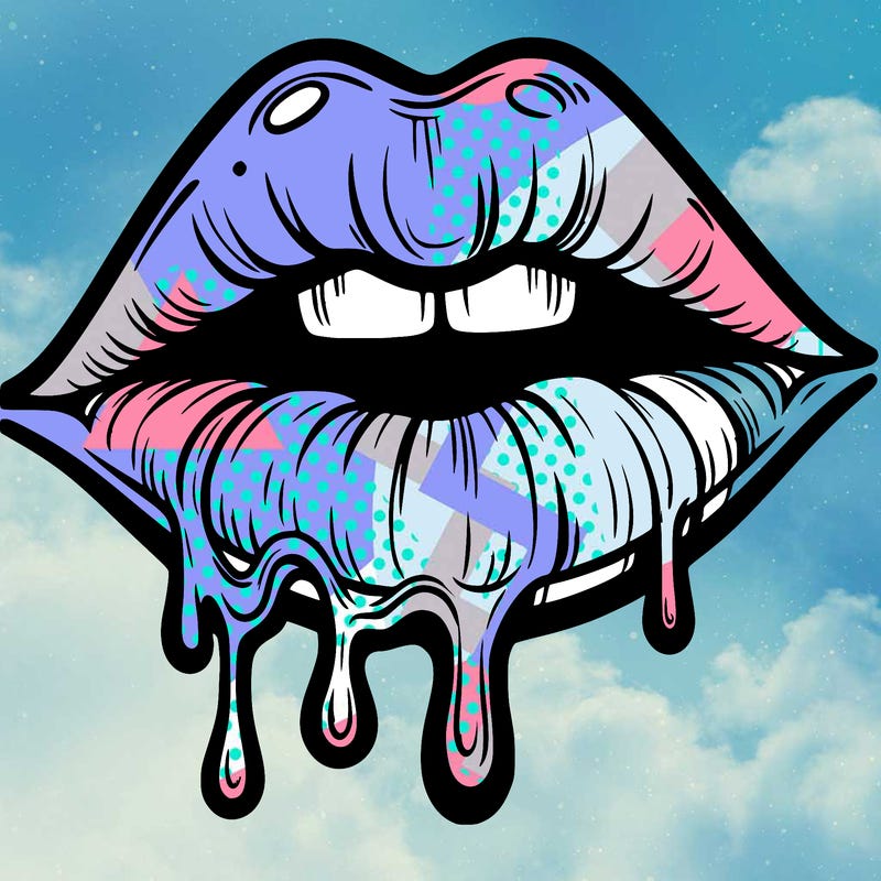 lips that look realistic and drip