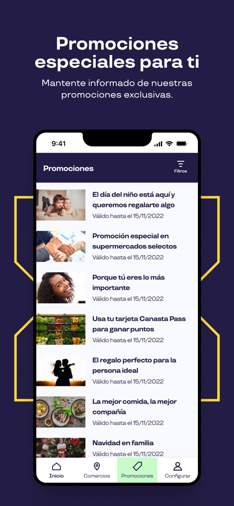 Pluxee Panama - Una lista de beneficios laborales exclusivos y ofertas promocionales que se muestran en la pantalla de la aplicación móvil Pluxee Panama.