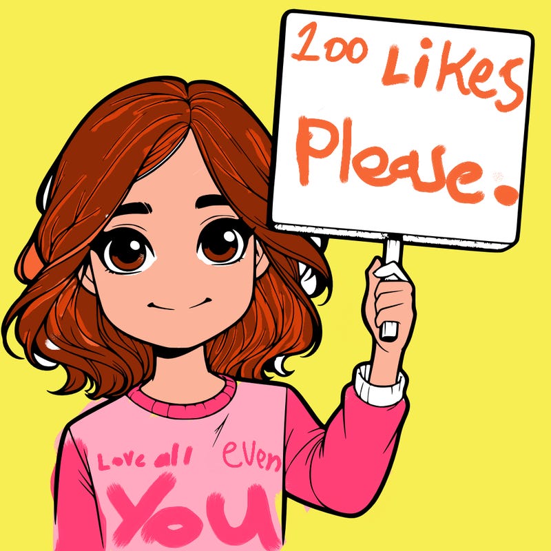 realistic girl holding up a sign