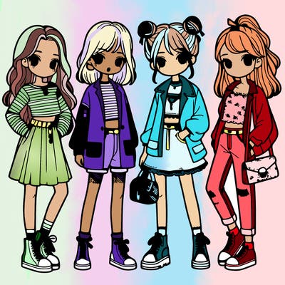 girls with fashion