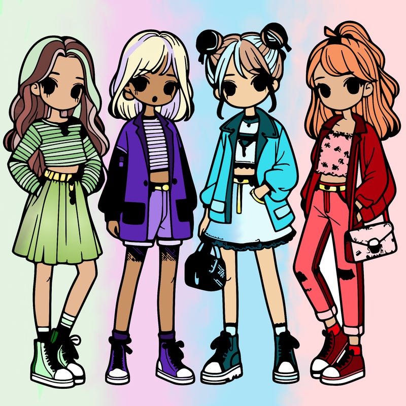 girls with fashion