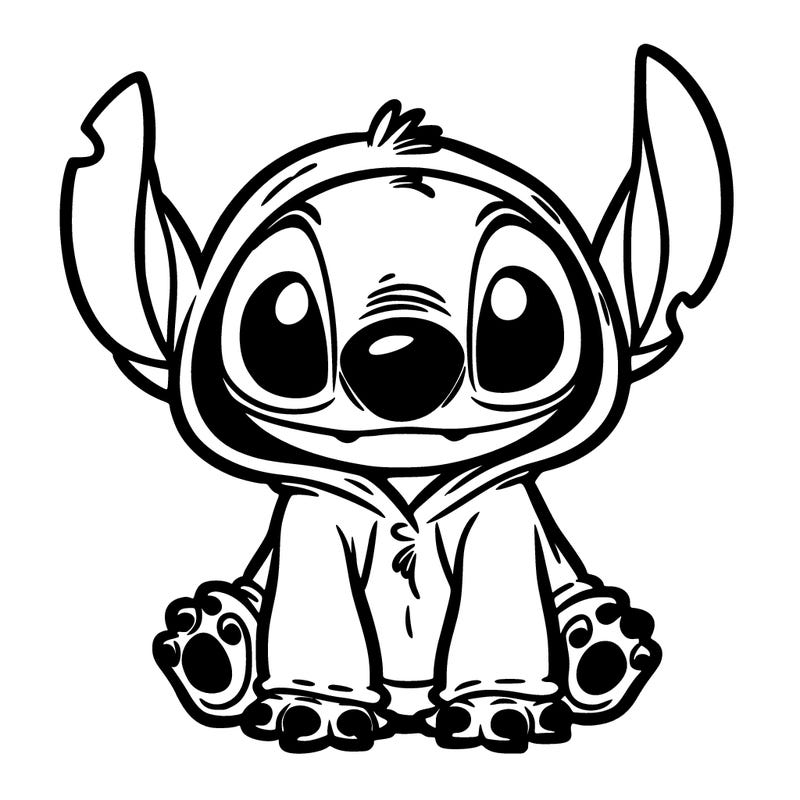 stitch in a dog costume