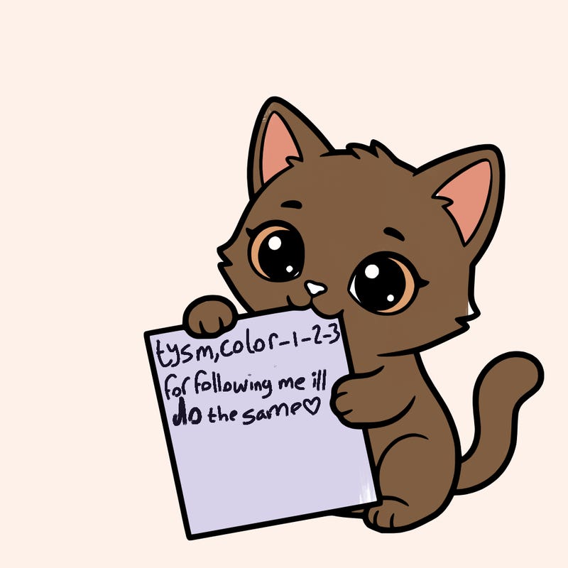 a small cat with a blank sheet of paper in its hand. the cat is sooooooo cute!