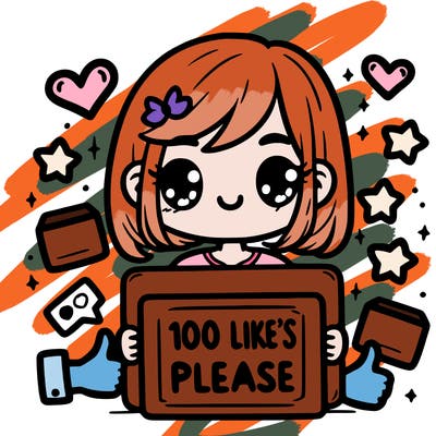 100 like’s please