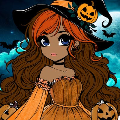 realistic girl halloween