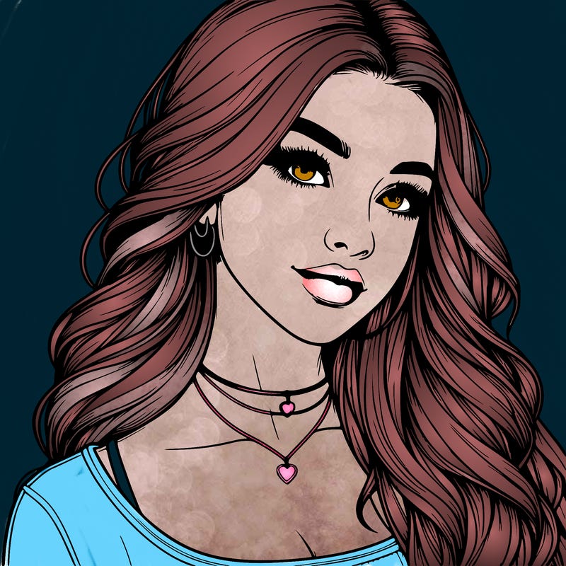 detailed realistic girl