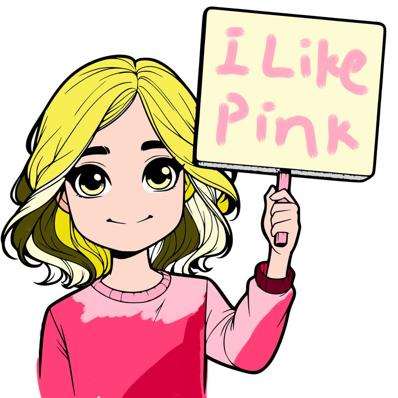 realistic girl holding up a sign