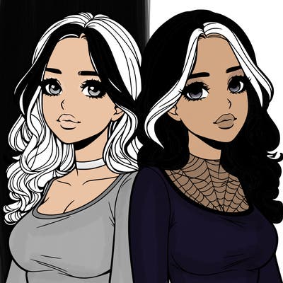 realistic twin sisters