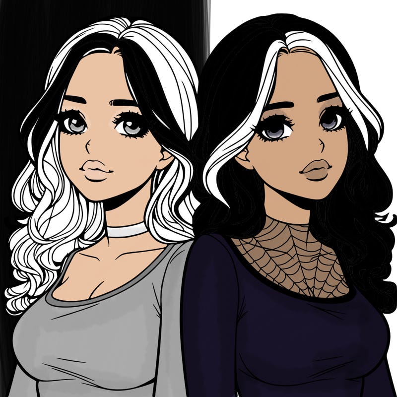 realistic twin sisters