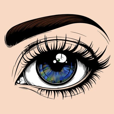 realistic eye