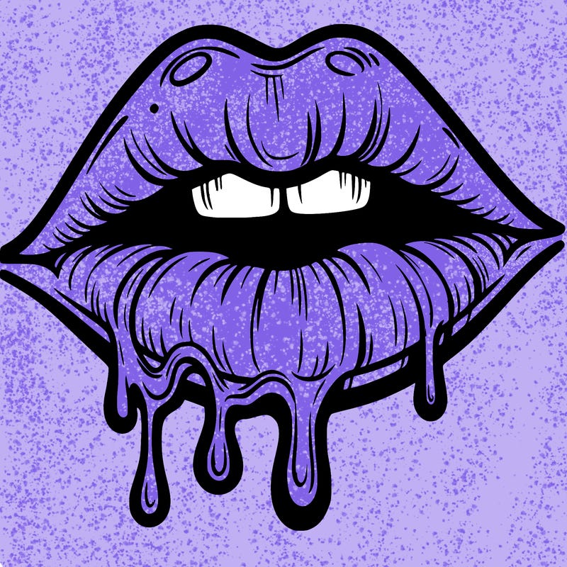 lips that look realistic and drip