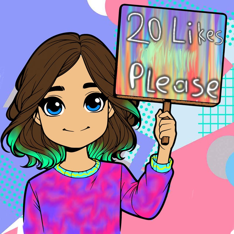 realistic girl holding up a sign