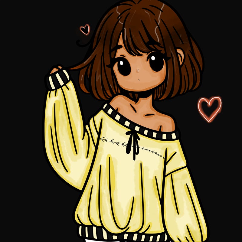 girl in baggy sweater hanging off her shoulder