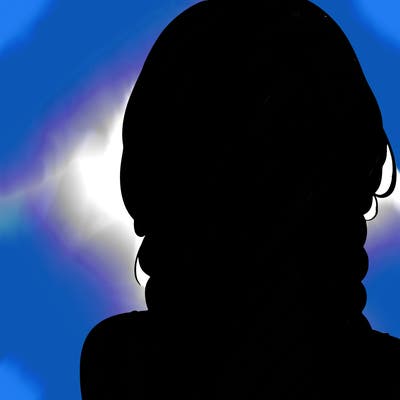 realistic girl with braids