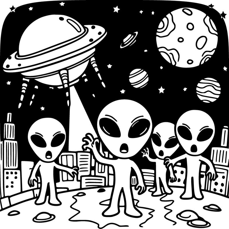 aliens taking over planet