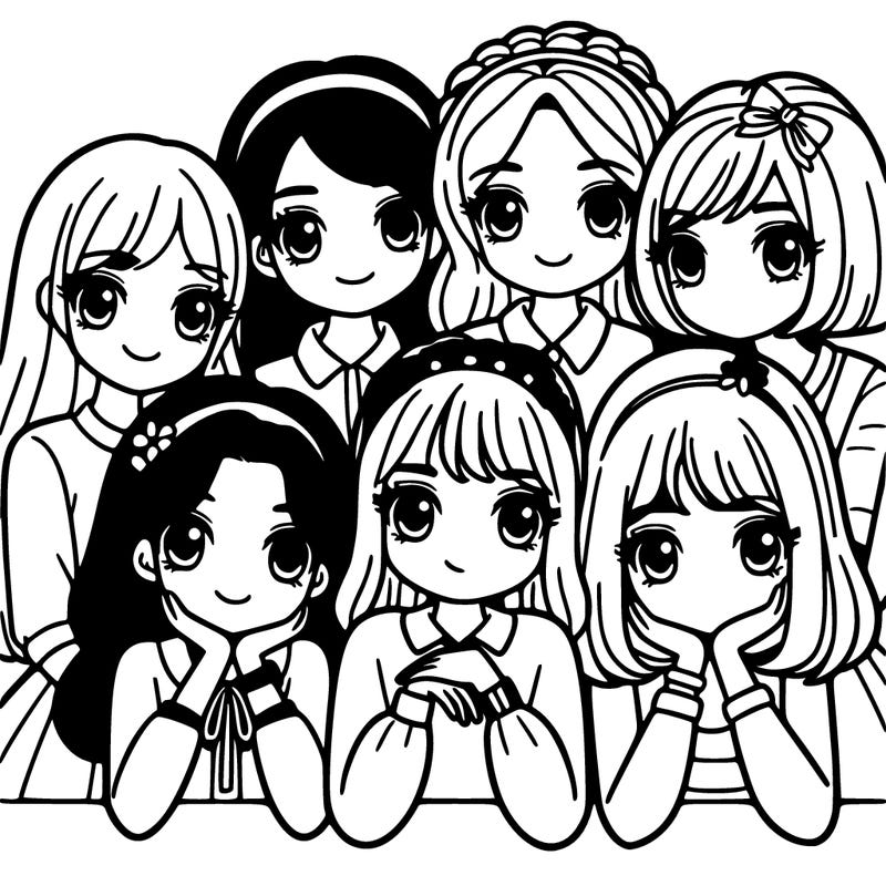 group of girls