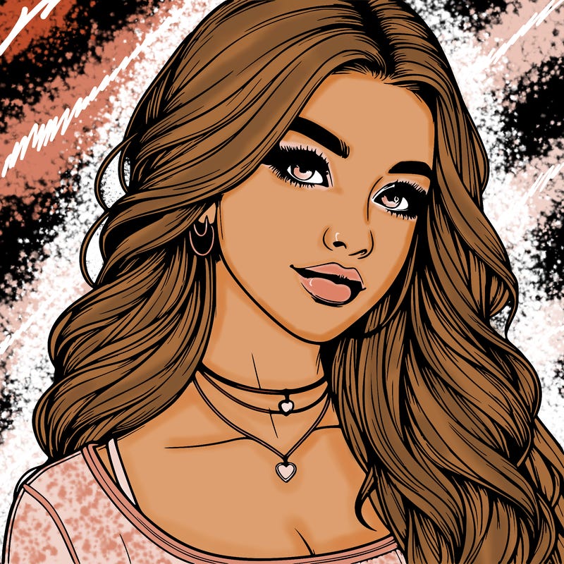 detailed realistic girl