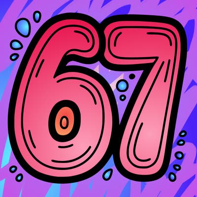 the number 67