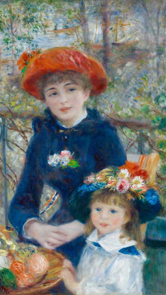 Art Authority - Renoir Two Sisters On the Terrace painting in Art Authority