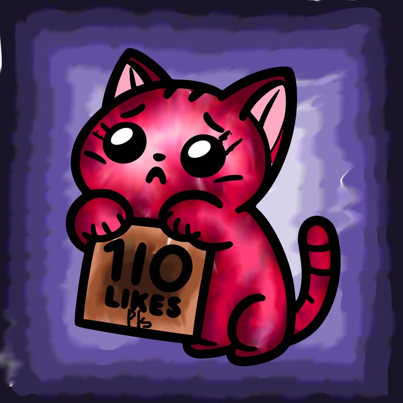 a cat begging for 10 likes