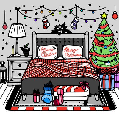 bedroom christmas