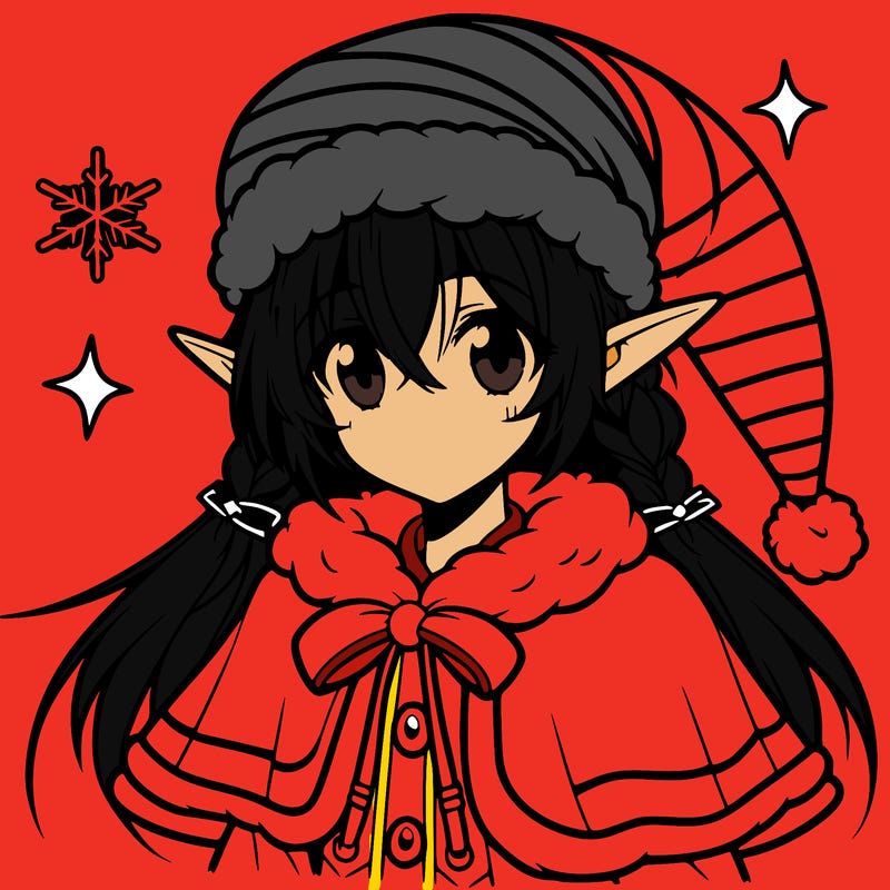 anime christmas elf
