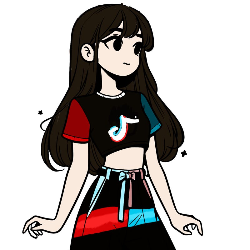 girl in a cute crop top