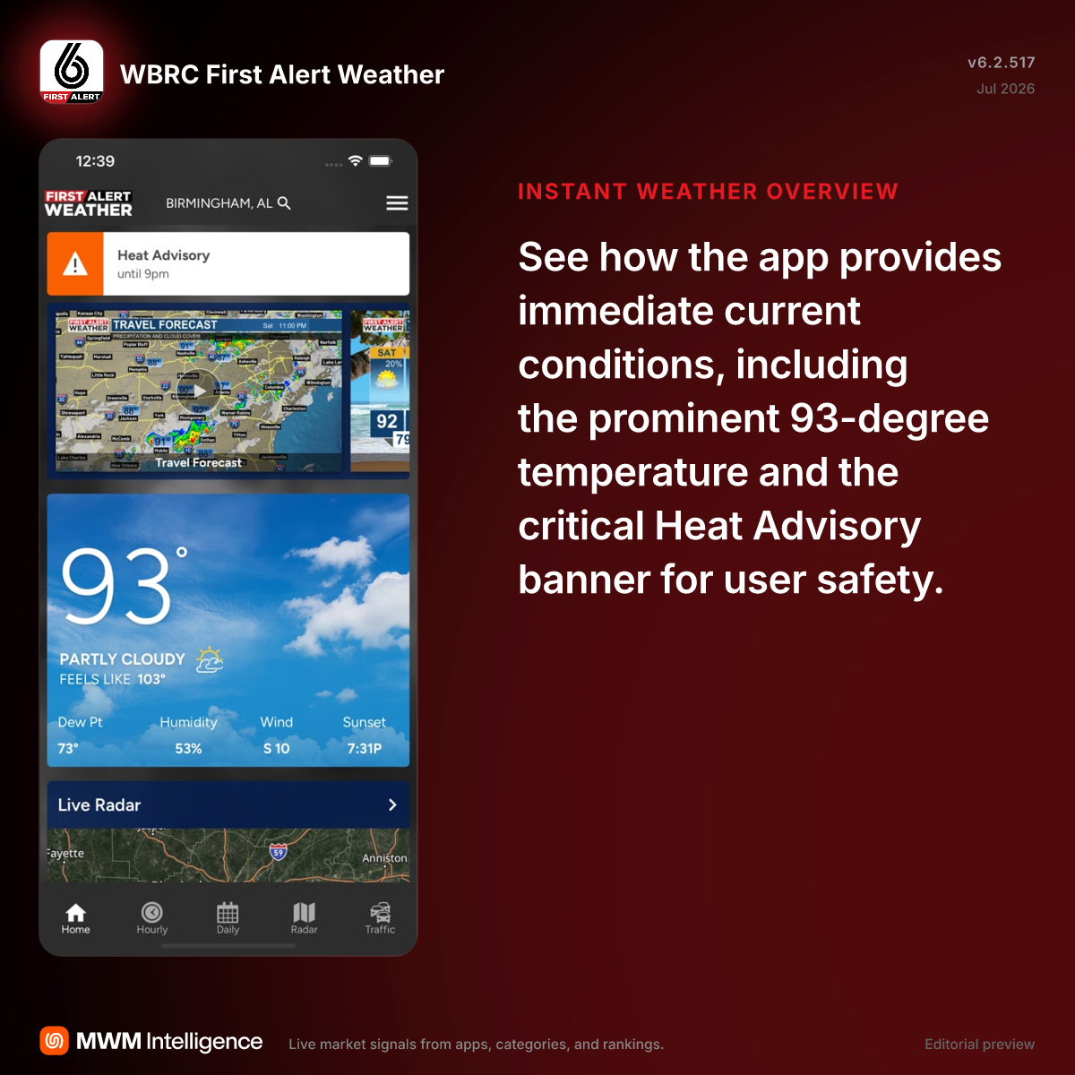 WBRC First Alert Weather - Weather App | MWM