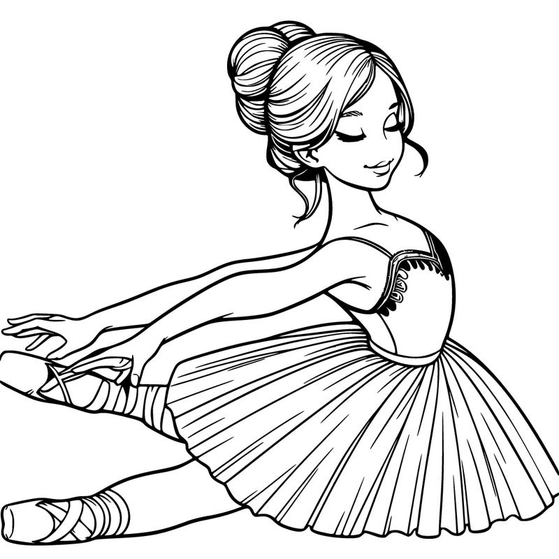 realistic ballerina