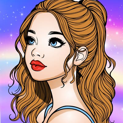 beautiful realistic girl