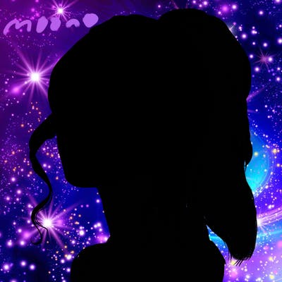 realistic girl with a ponytail on her hair and lips