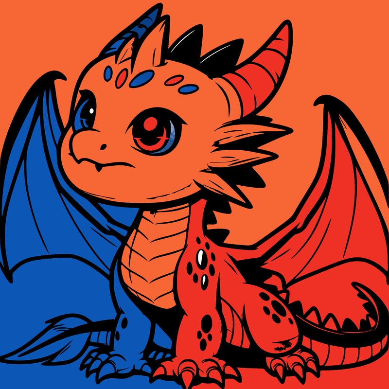 fierce baby night dragon