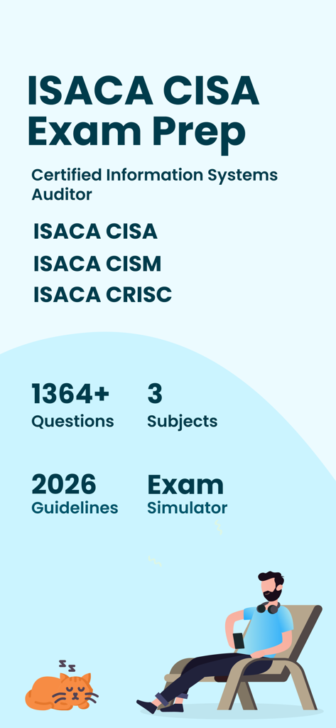ISACA EXAM PREP 2026 - Interfaz de ISACA EXAM PREP 2026 destacando materiales de estudio para la certificación CISA CISM y CRISC