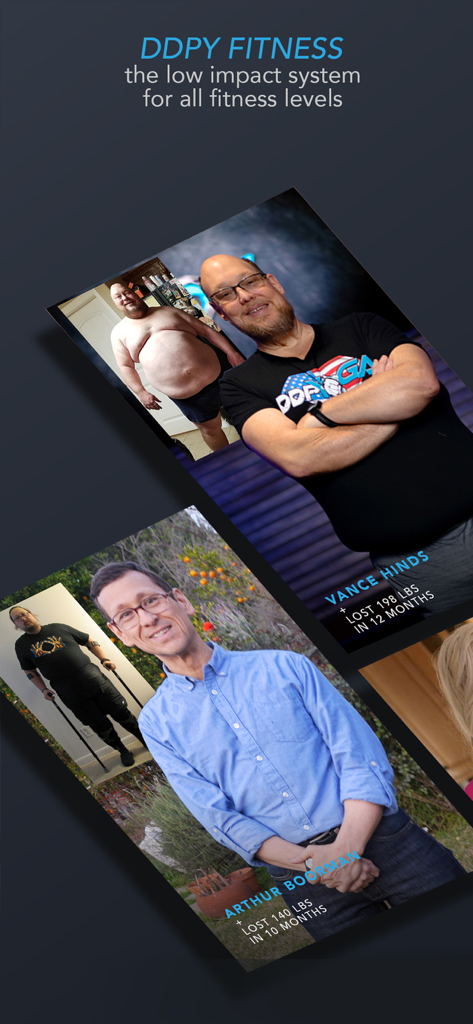 DDP Yoga Fitness & Motivation - Vorher-Nachher-Ergebnisse beim Gewichtsverlust von Nutzern der DDPY Fitness-App