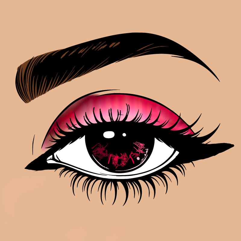 eye closed realistic