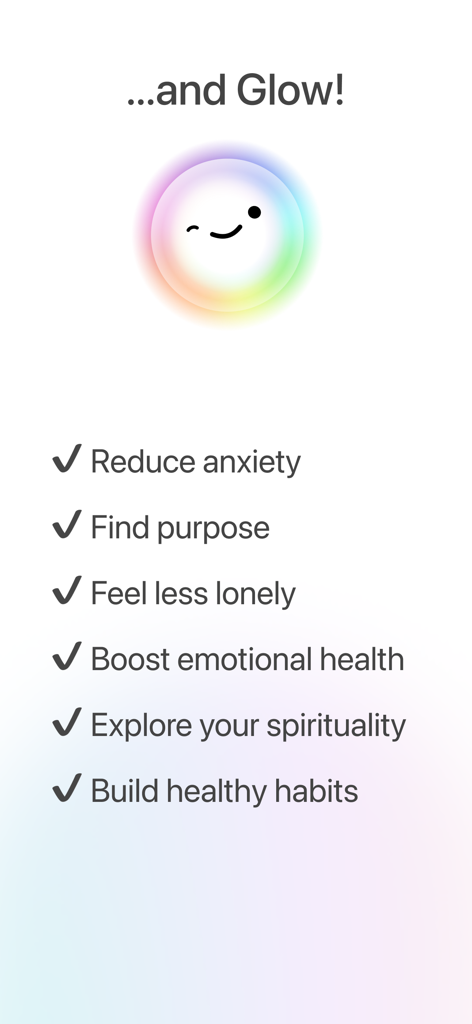 Sol - Grow Your Inner Light - List of Sol app benefits for holistic wellbeing including anxiety reduction and spiritual growth