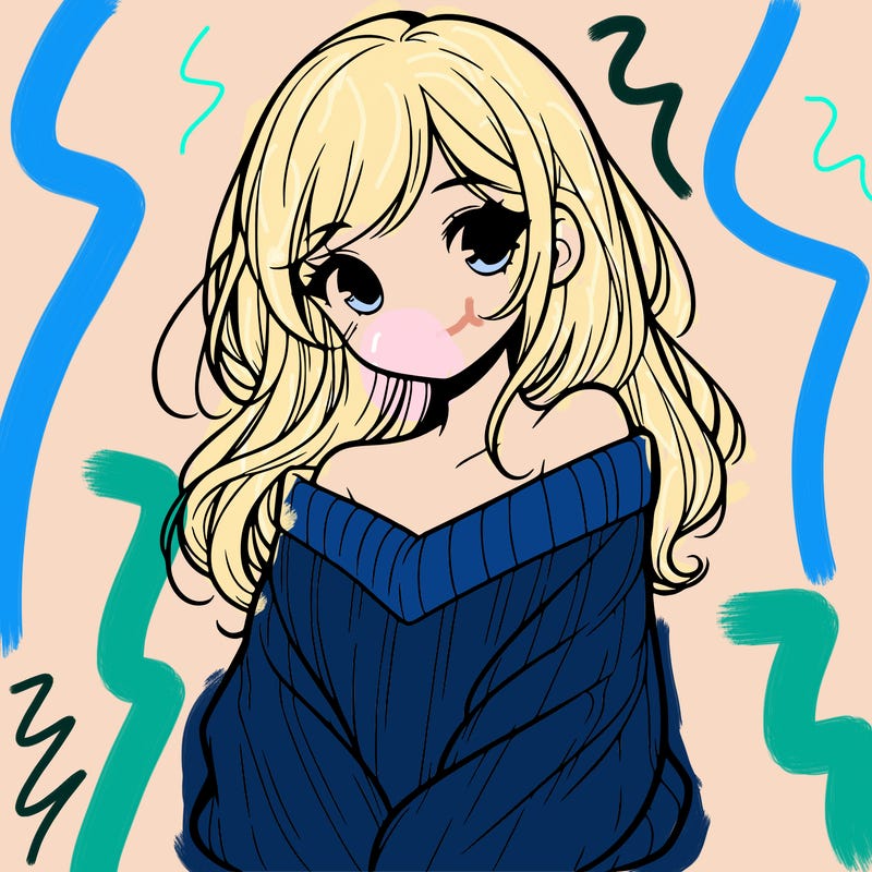 shy pretty girl wearing a sweater that is falling off one shoulder portrait