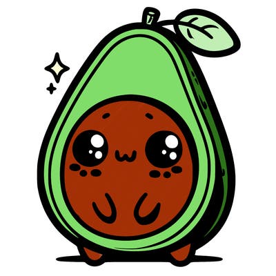 cute avocado