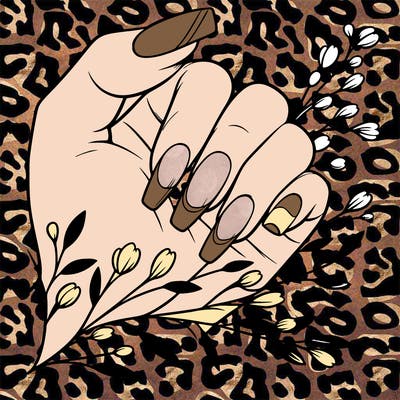 nails with french tip