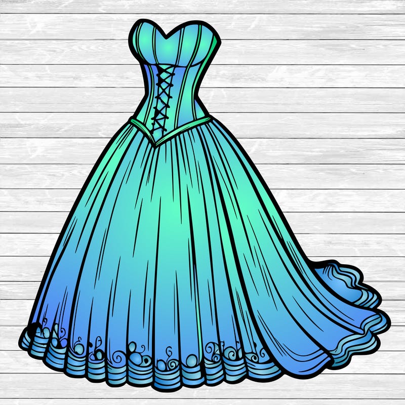 wedding dress-corset and a long and flowy skirt