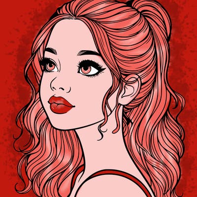 beautiful realistic girl