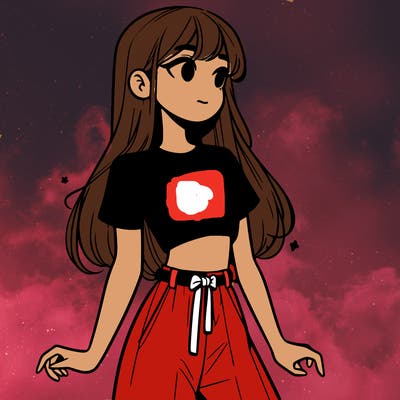 girl in a cute crop top