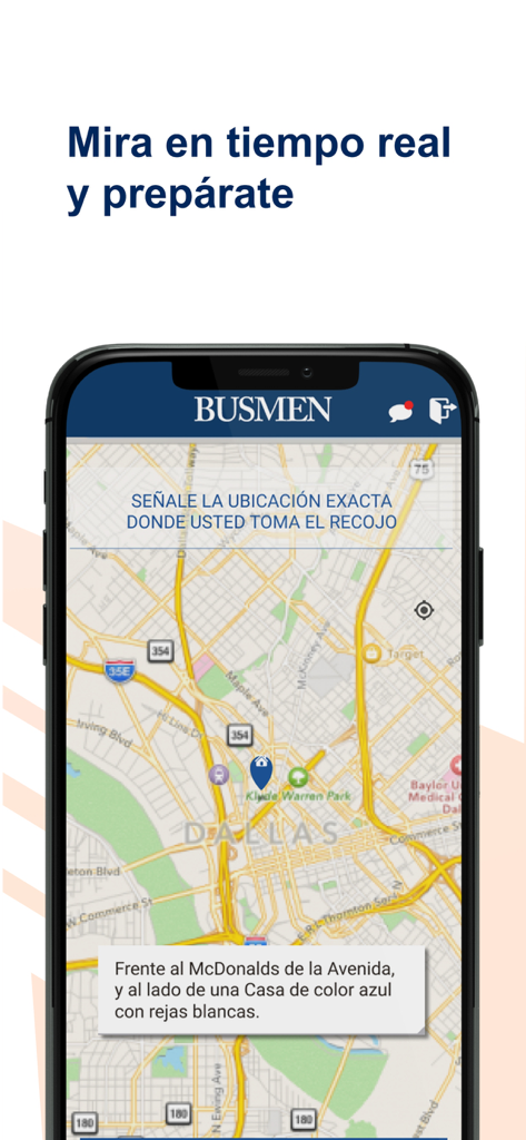 Copa Recojo - Interface do aplicativo Copa Recojo mostrando rastreamento de local de retirada em tempo real em um mapa.